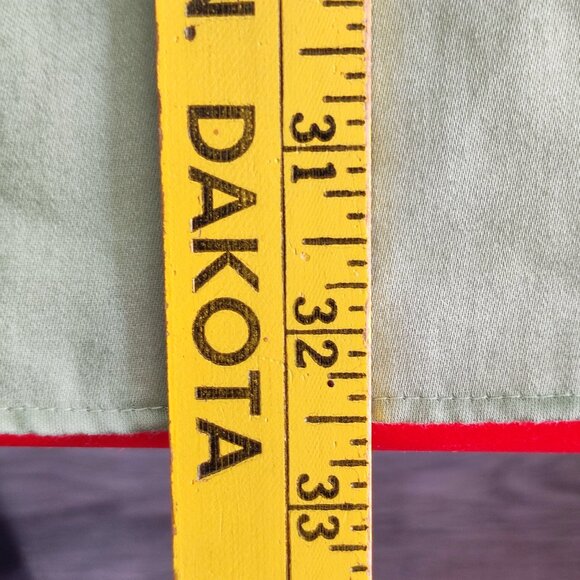 Geoffrey Beene button down shirt men's size 17.5 34-35 olive green regular fit - Picture 12 of 12